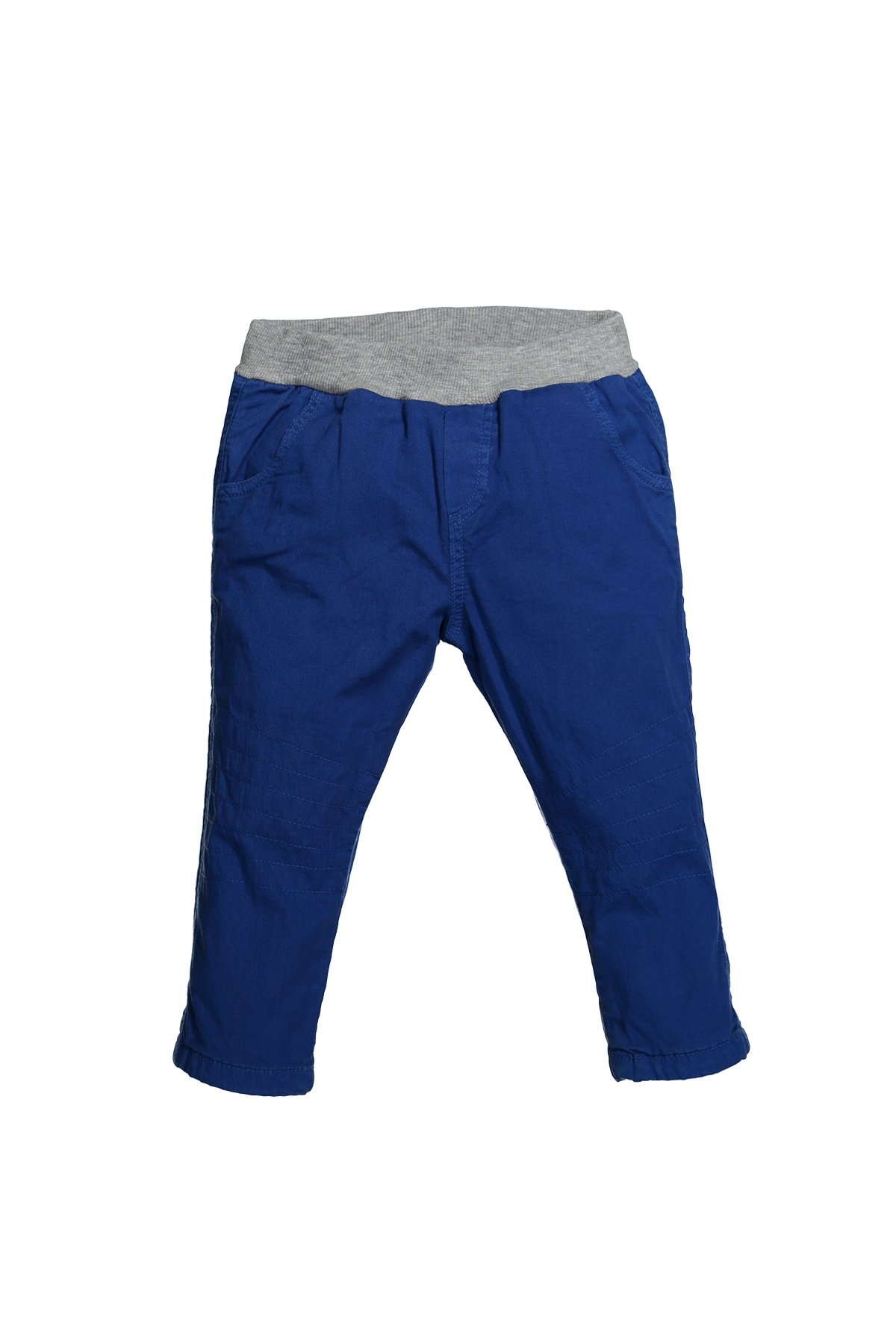 Erkek Bebek Bel Lastikli Diz Nakışlı Koton Pantolon (6-24ay) Pantolon |  Zeylan Çocuk Giyim 50. yıl