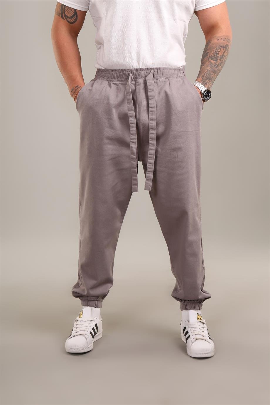 Pantalon gri sale