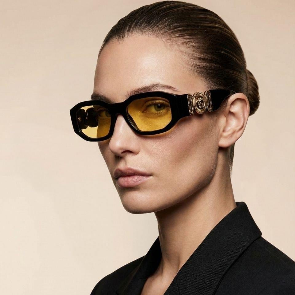 Versace güneş gözlüğü 4361 gb1/85 53-18 / unisex güneş gözlüğü