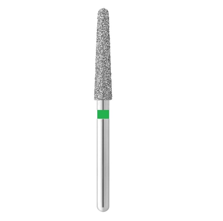 Omega Aeratör Elmas Taper Frez Yeşil Shoulder