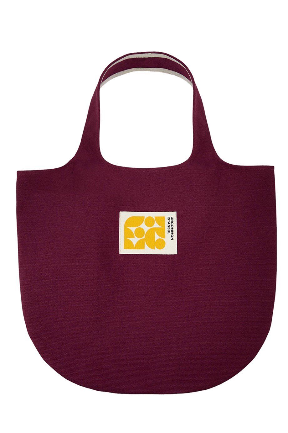 Maroon canvas shop tote bags