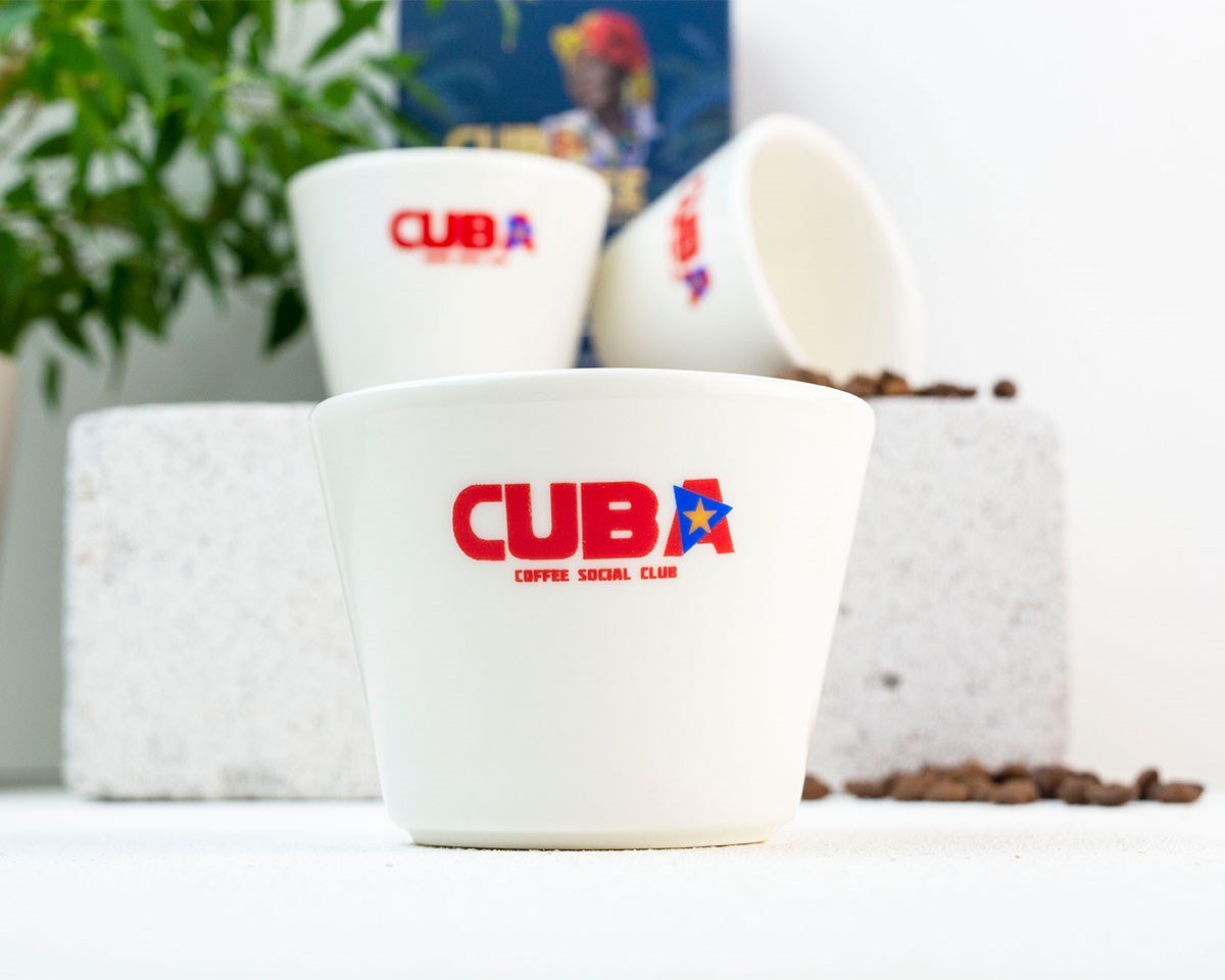 Cuba Coffee Kulpsuz Kahve Fincanı