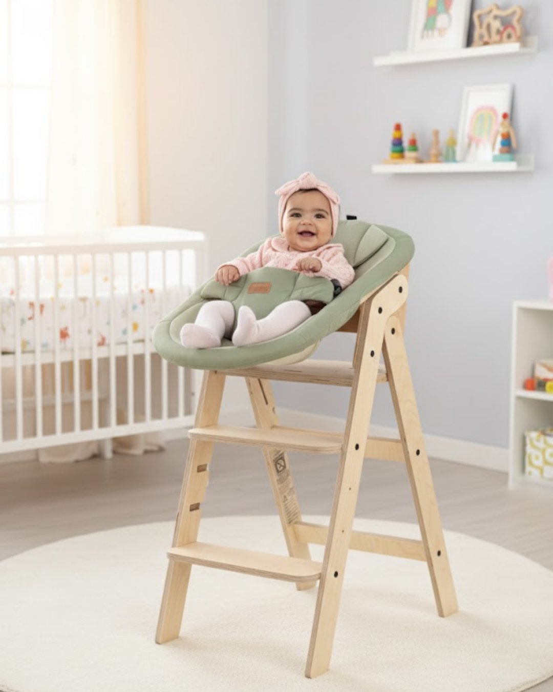 Mamatoyz My Chair Only Chair Naturel Ahşap Portatif Mama