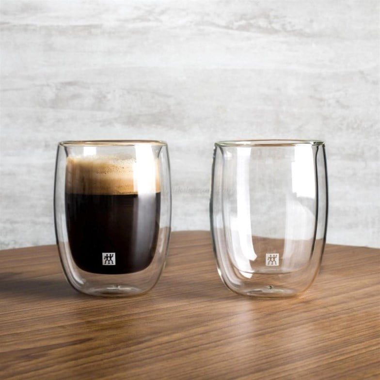 Zwilling Çift Camlı Kahve Bardağı 2'li Set 200ml Fiyatı | Ereyon