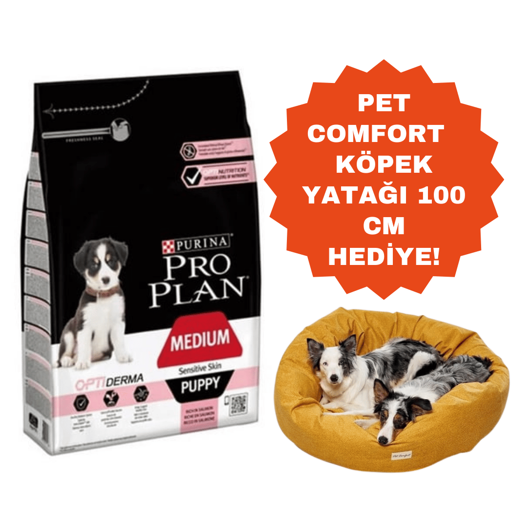 Pro Plan Puppy Somonlu Yavru Köpek Maması 12 Kg + PET COMFORT YATAK HEDİYE!