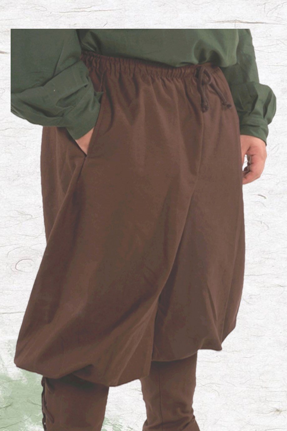 WUNITT Cotton Brown Pants - Medieval Viking Larp and Renaissance