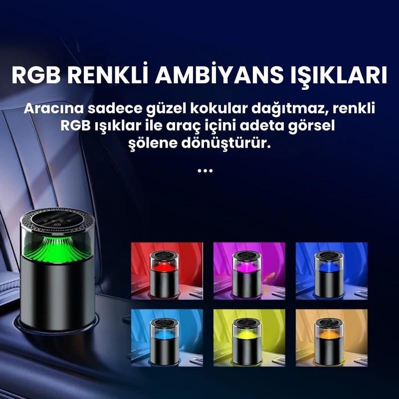 KILIFMAX RGB Renkli Araç Kokusu
