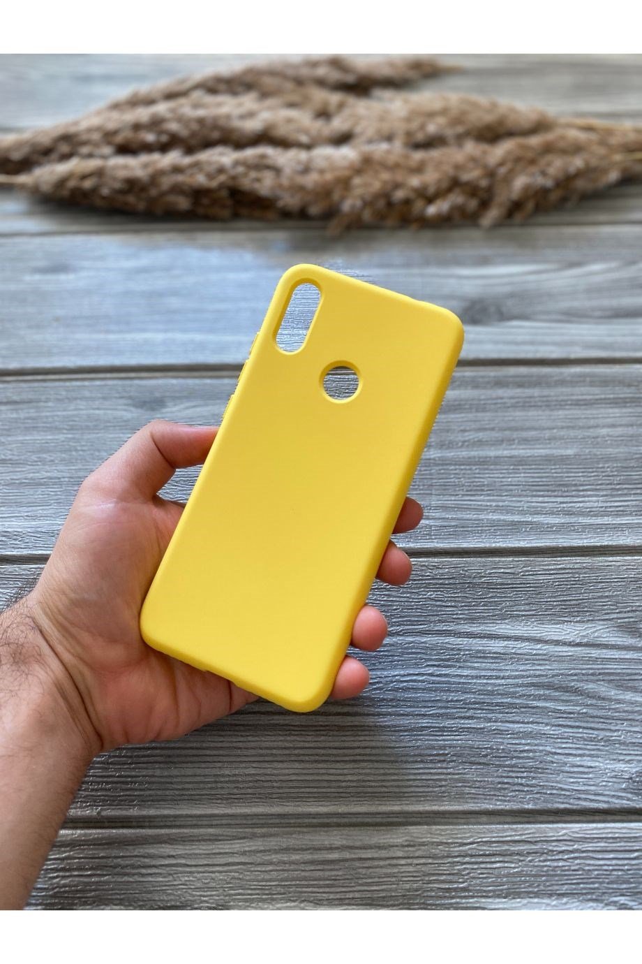 Redmi Note 7 Sarı Lansman Kılıf | kilifmax.com