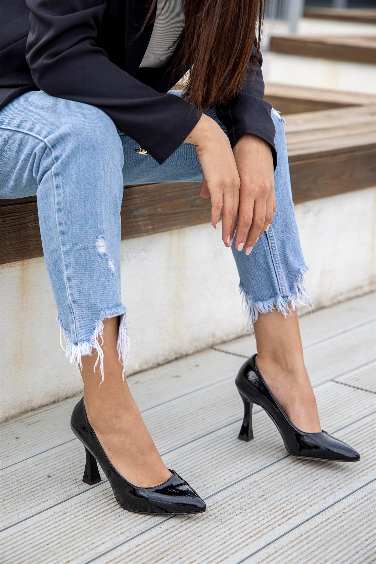 Padova Kadın Ten Rugan İnce Yüksek Topuklu Ayakkabı Stiletto