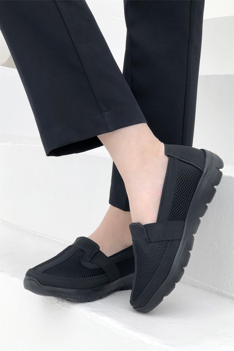 Carla Bella Ortapedik Günlük Kadın Anatomik Ayakkabı Siyah S-1040 | Mybella  Shoes