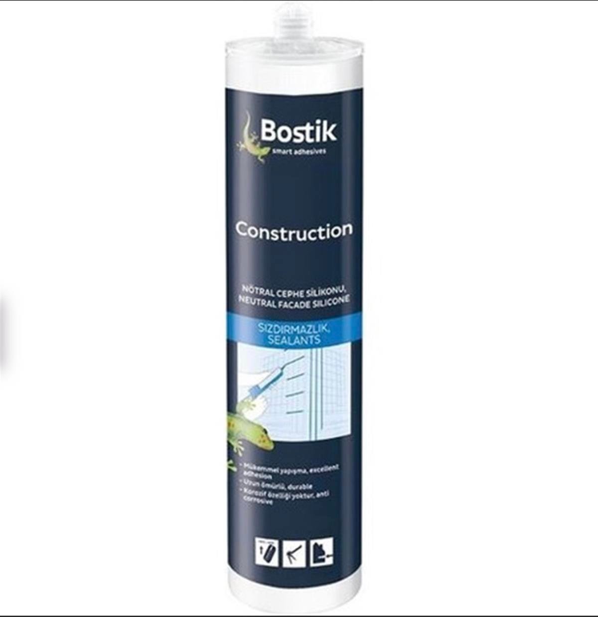 CONSTRUCTION İNŞAAT SİLİKONU (RAL 7022) 310ML                   ( 300.01.01.02.45.029 )