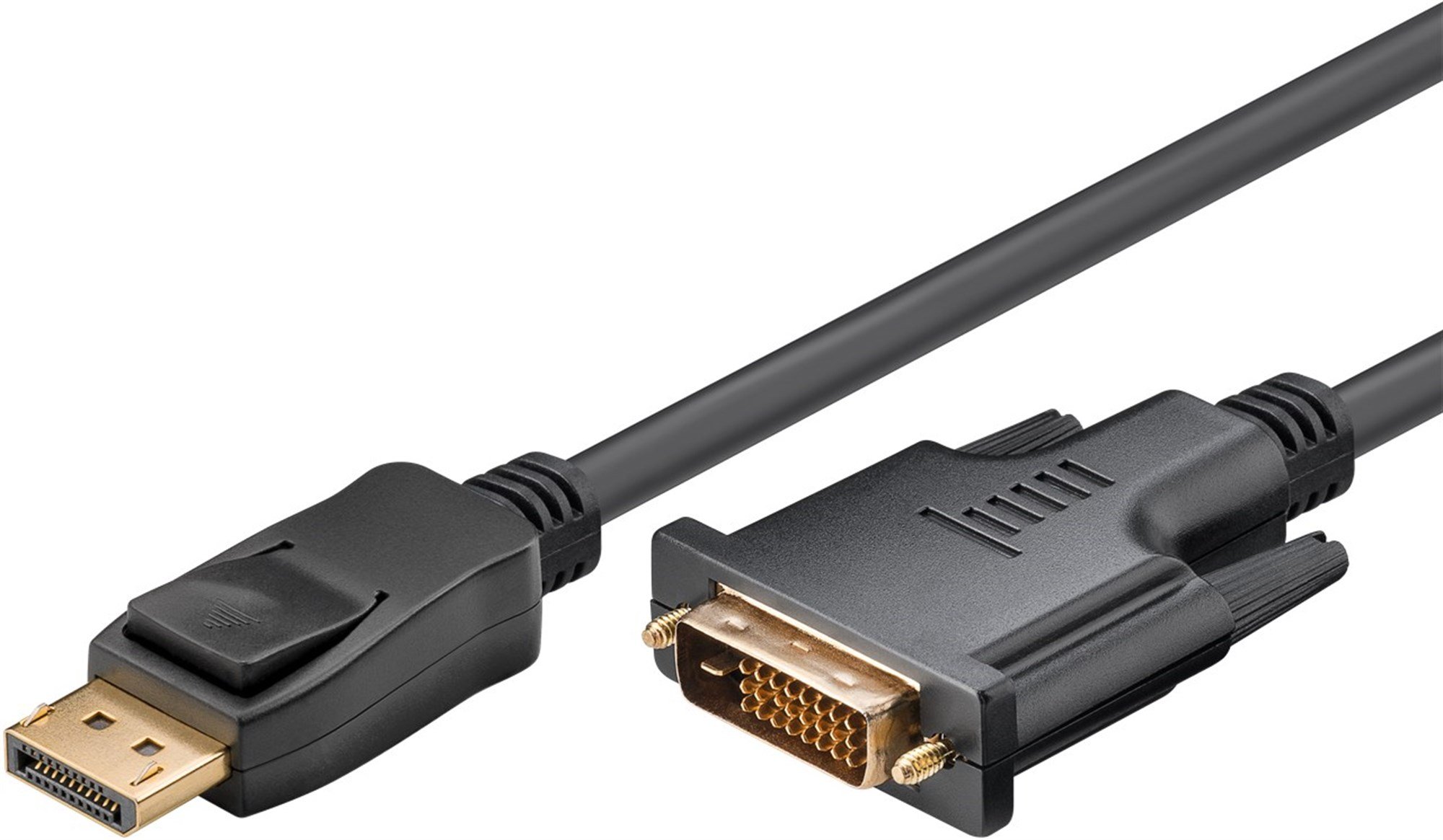 DisplayPort / DVI-D adaptör kablosu 1.2 DisplayPort erkek> DVI-D erkek çift  bağlantılı (24 + 1
