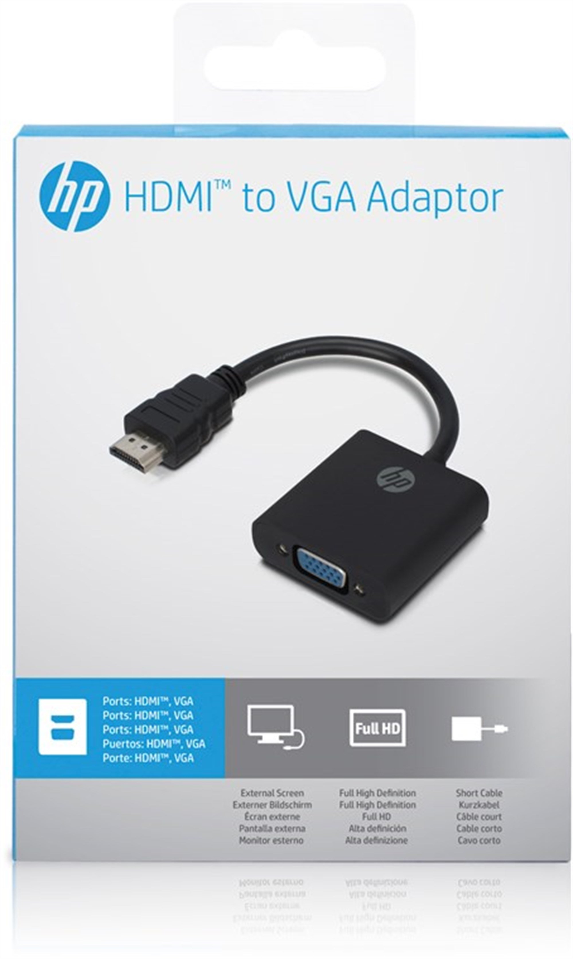 Ekran Adaptörü - HDMI - VGA HDMI erkek (tip A)> VGA dişi (15 pimli)
