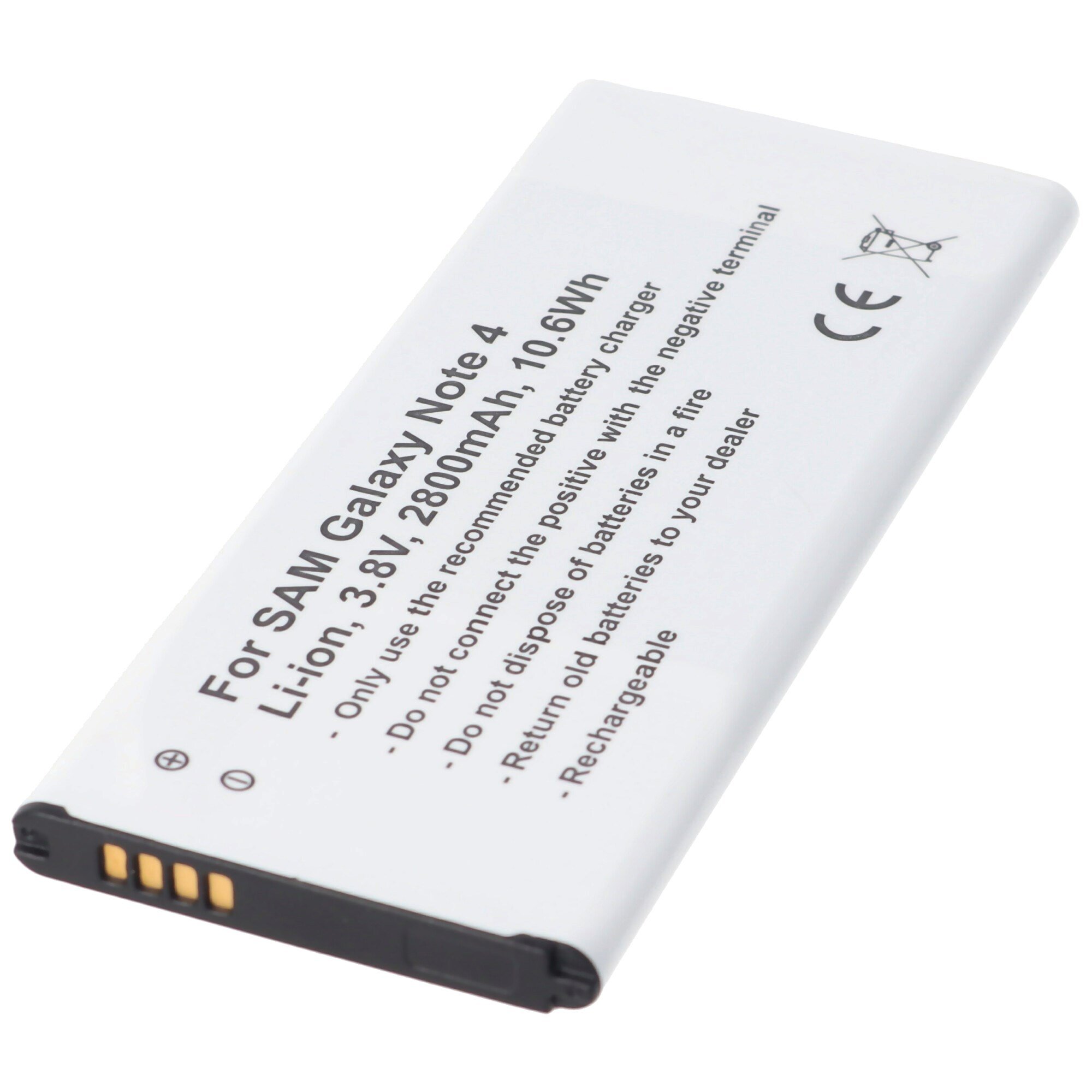 NFC özellikli Samsung Galaxy Note 4 pil için uygun AccuCell pil