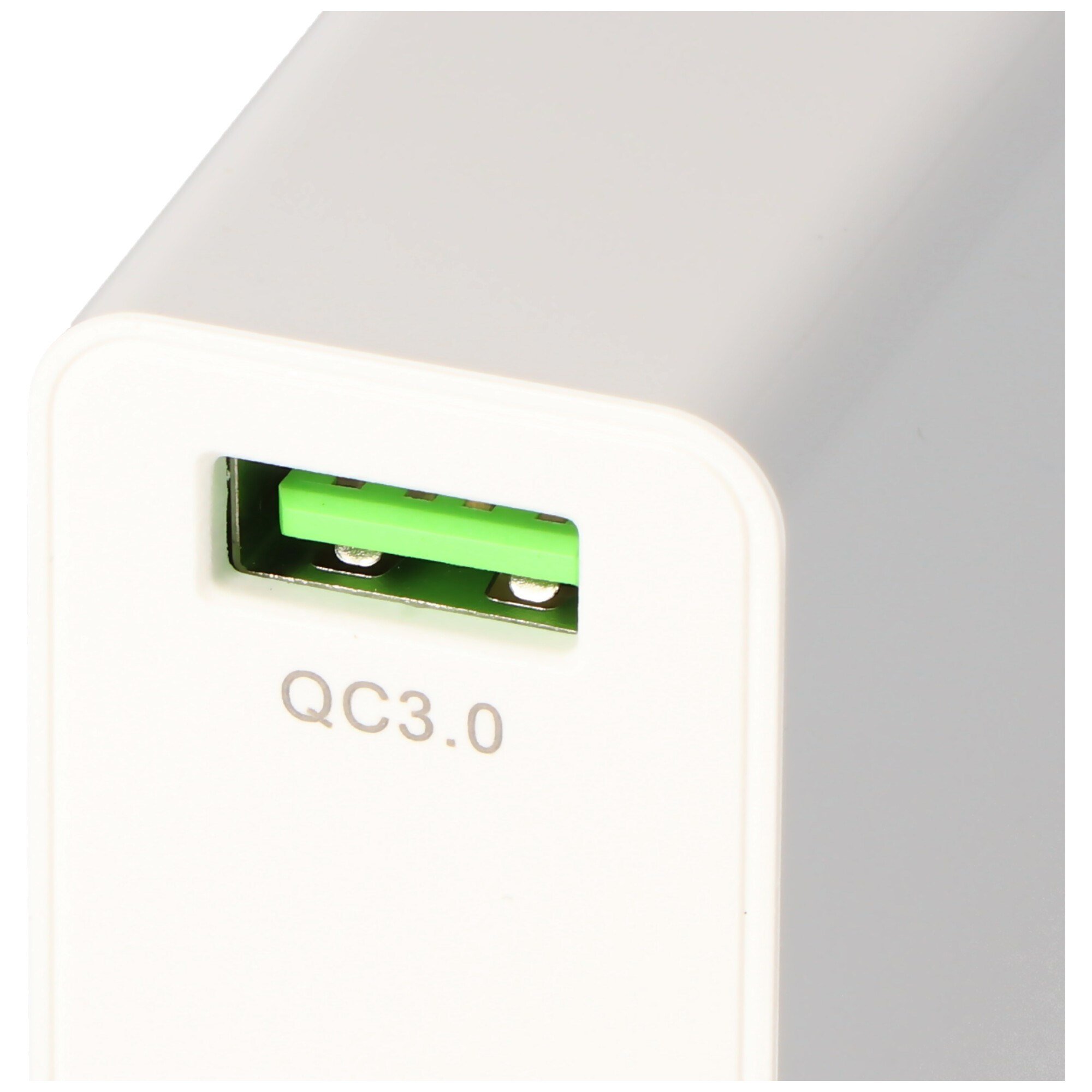 USB hızlı şarj cihazı QC3.0 18W, Hızlı Şarj USB güç kaynağı, beyaz