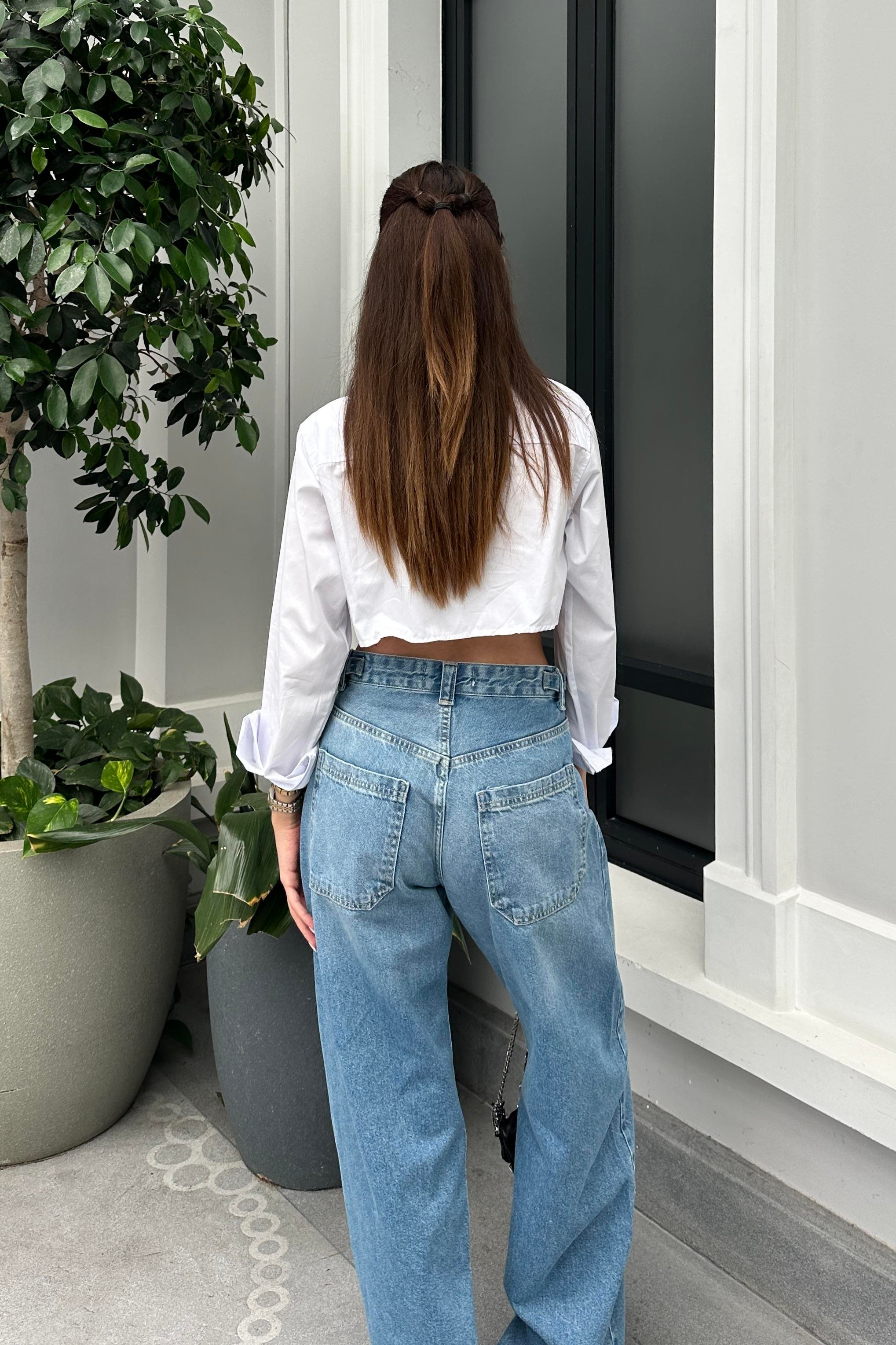 Y pratmal Kemer Detay Baggy Jean Kad n Jean Modelleri Nazliye Moda Kad n Giyim Modas