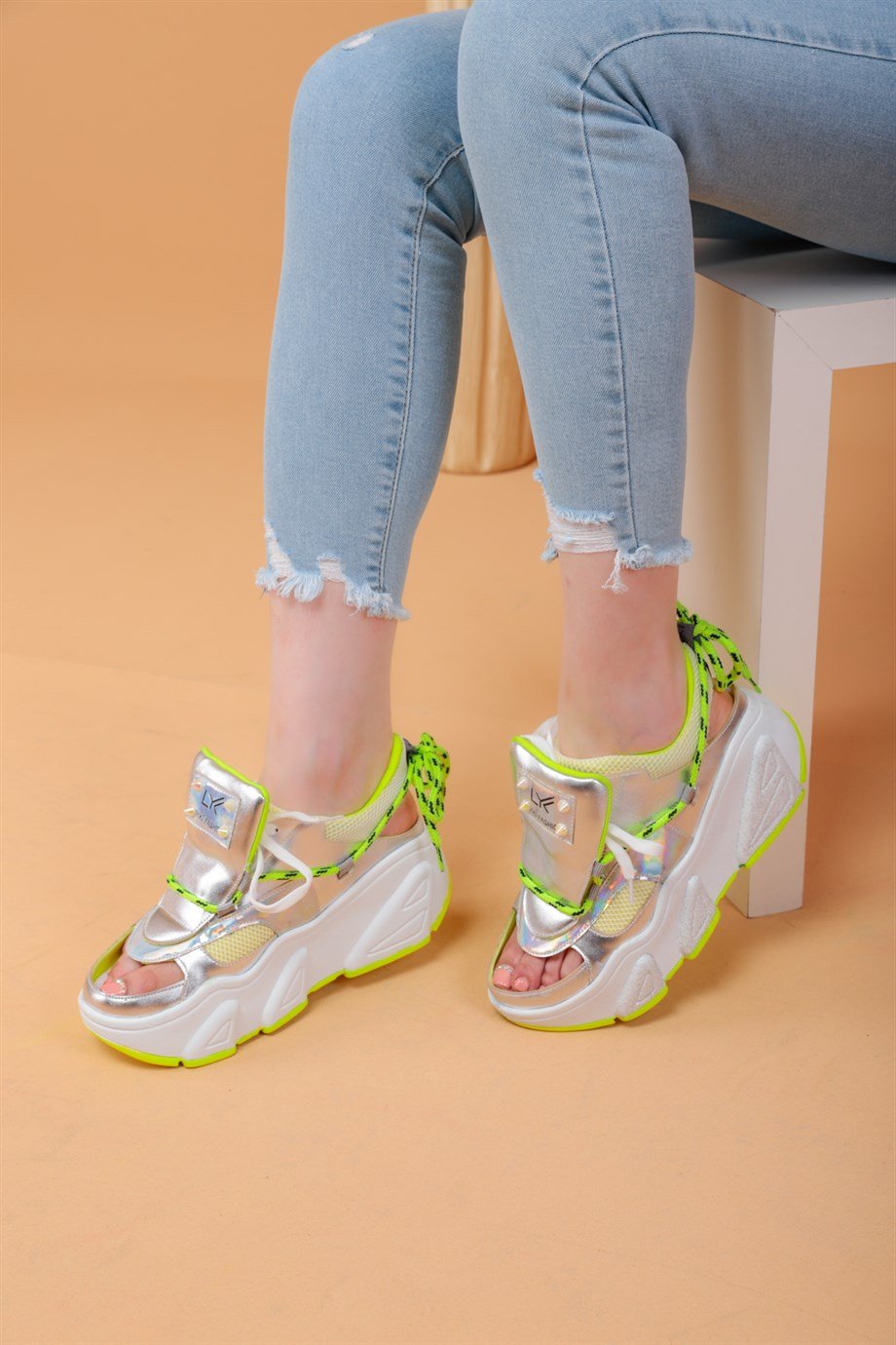 Layki 103046 Neon renkli Bayan Spor Ayakkabı