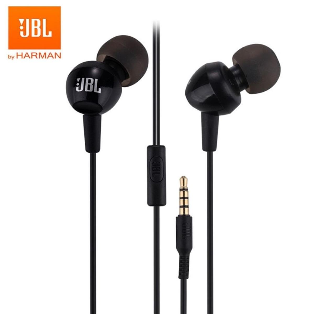 JBL C100SI Mikrofonlu Siyah Kablolu Kulak İçi Kulaklık