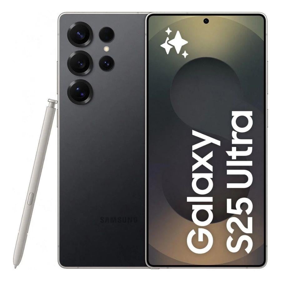 携帯電話本体 Samsung Galaxy S25Ultra Titanium Black Samsung Galaxy S25 Ultra 512 GB 12 GB Titanium Black - Siyah
