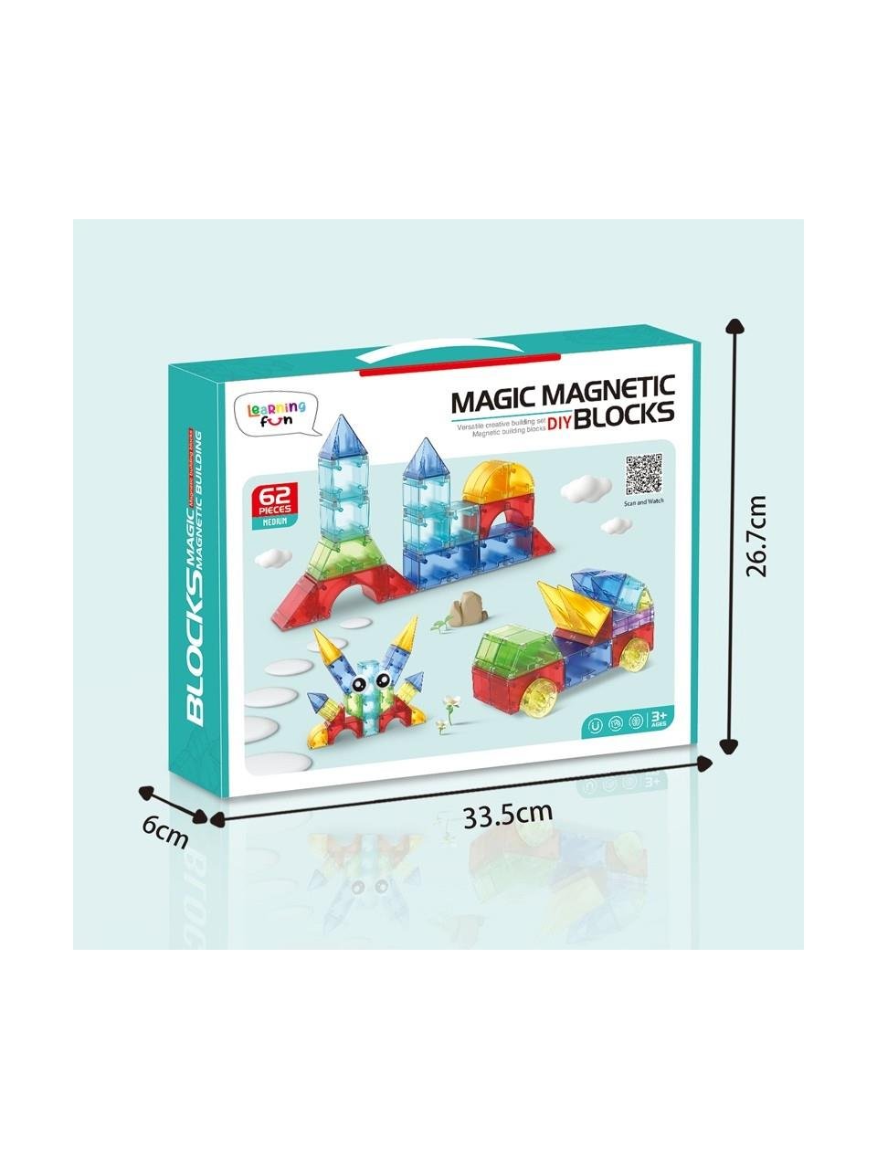 Learning Fun Manyetik Stem Oyuncak 128 Parça