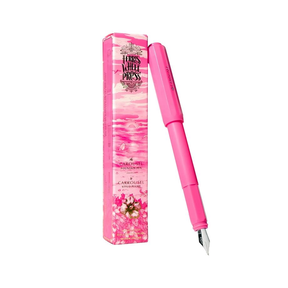 Limited Edition - The Carousel Fountain Pen - Malibu Blush — Ferris Wheel  Press