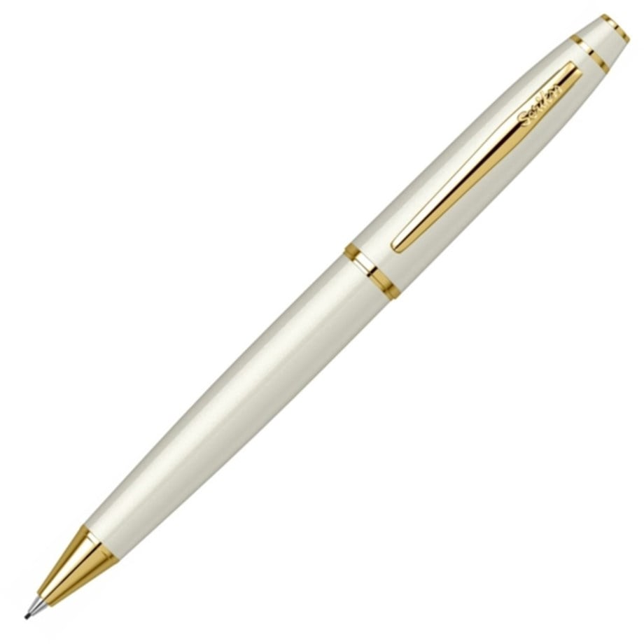 Scrikss 35 Ballpoint Pen Mechanical Pencil Set White GT