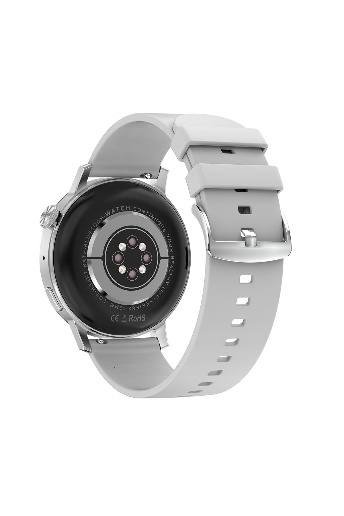 Gümüş DT3 Max & Mini Yuvarlak Akıllı Saat Modelleri | ShinyTech