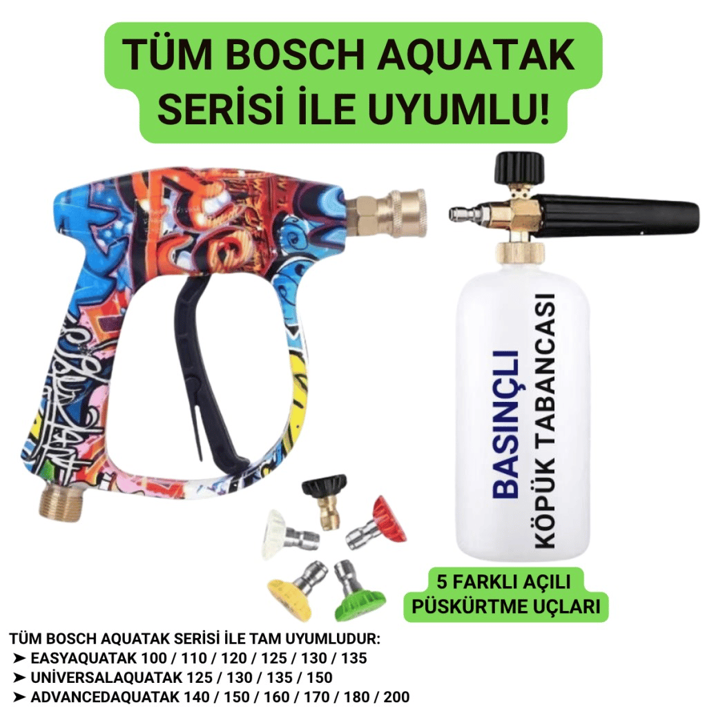 Polham Tüm Bosch Aquatak Serisi ile Uyumlu Basınçlı Yıkama