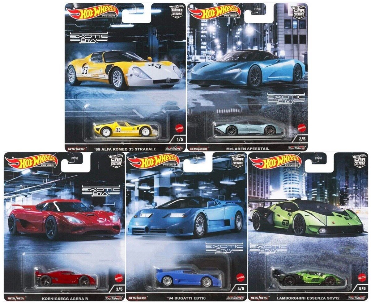 Hot Wheels Beşli Arabalar Serisi Exotic Envy Seti FPY86-HCJ91