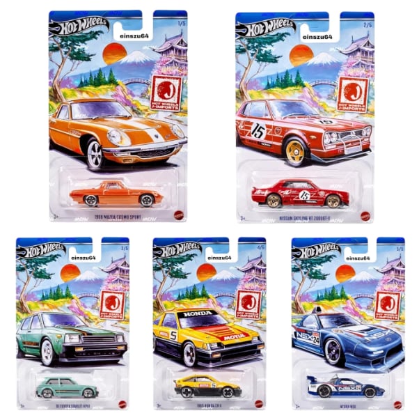 ジョージ様 Hot Wheels J-Imports GDG44 Beşli Araba Seti