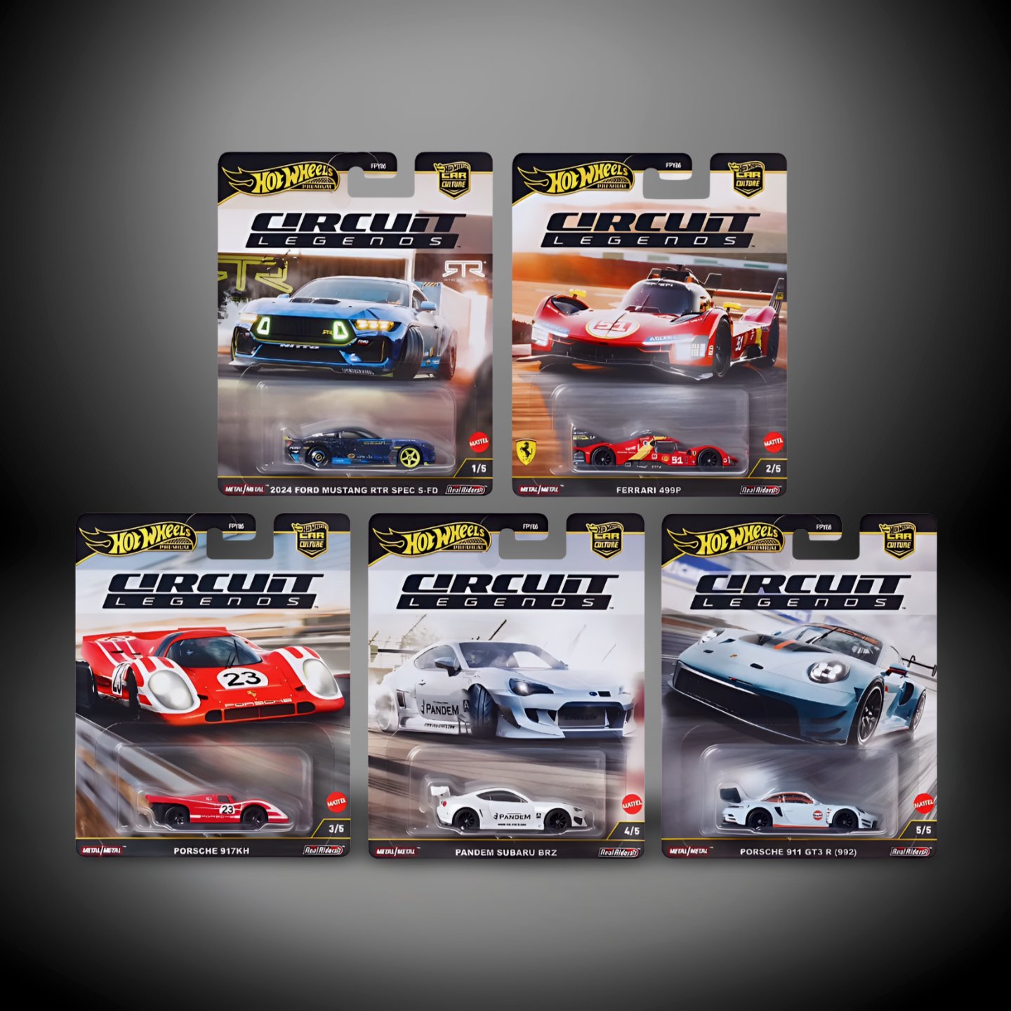ナロー様 ホットウィール Circuit Legends 5台×2セット Hot Wheels