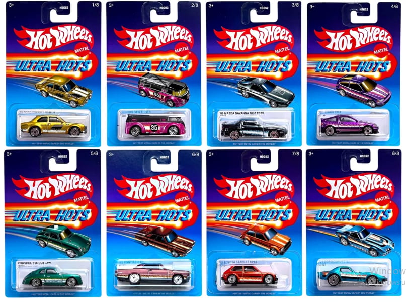 Hot Wheels Ultra Hots Sekizli Araba Seti HDG52