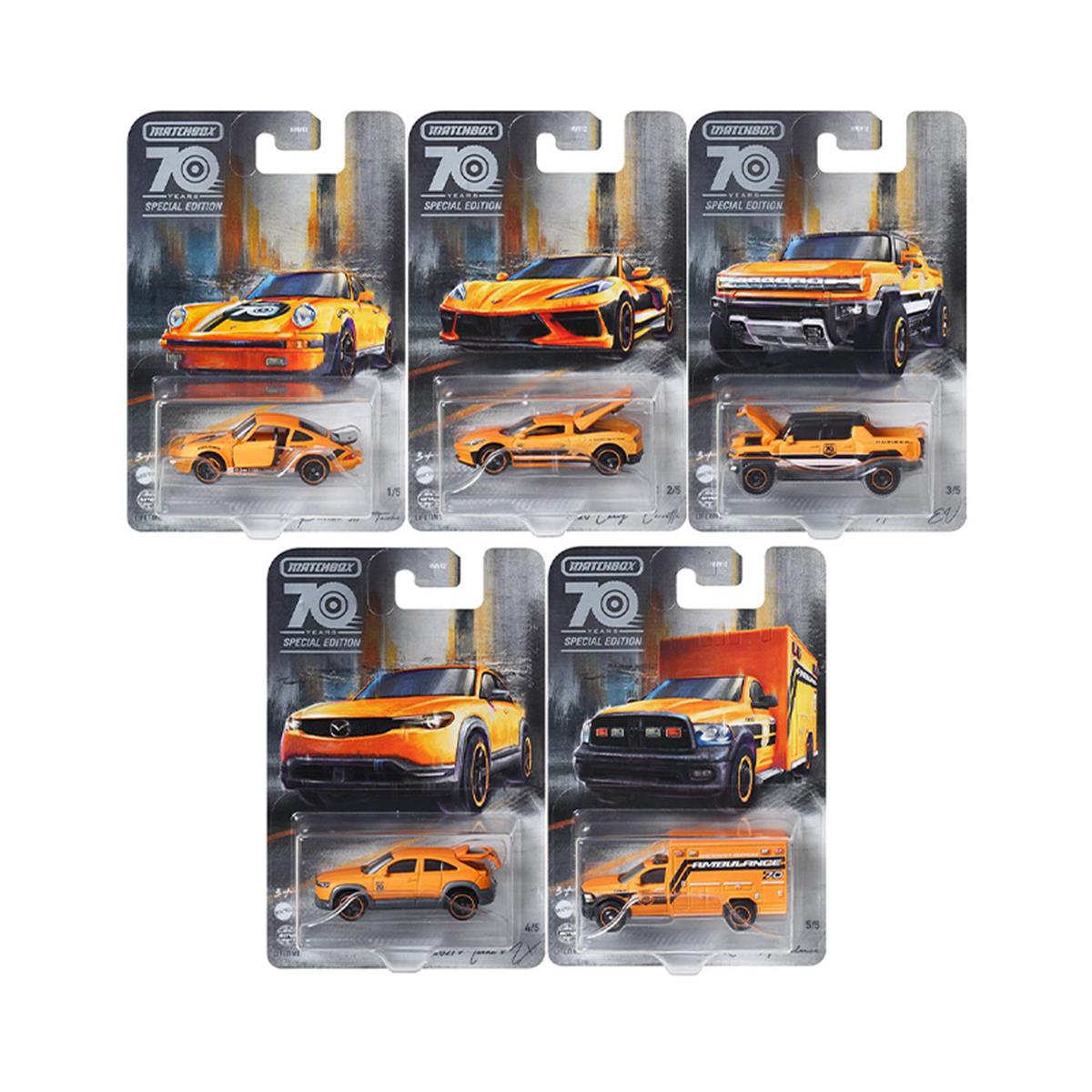 Matchbox 70. Yıl Special Edition Moving Parts Araç Seti HMV12
