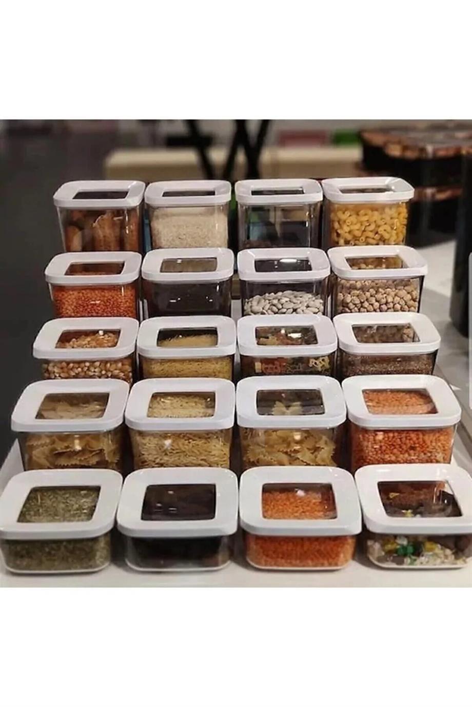 mika出品です。 Şeffaf 20 Parça Saklama Kabı Mika