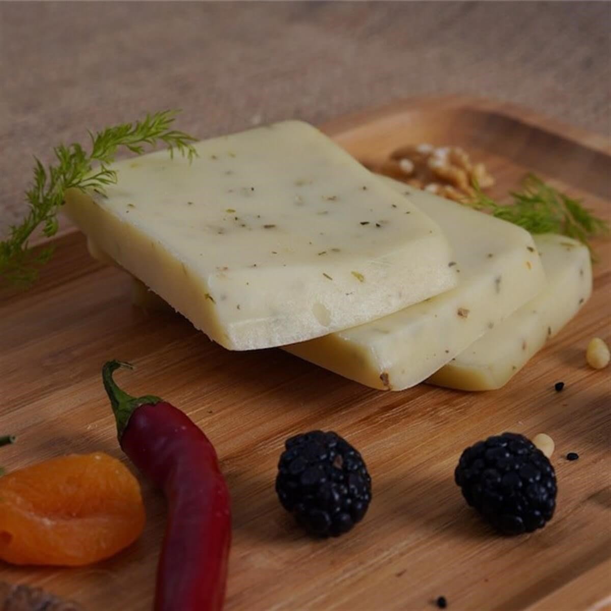 Taze Kaşar 250 Gr Kekikli