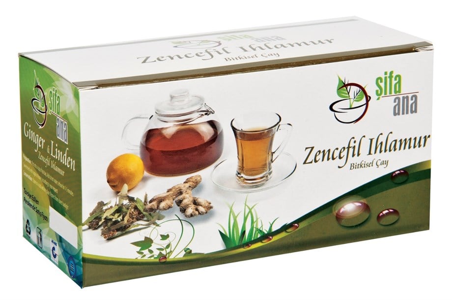 Zencefilli Ihlamur Çayı (25'li) - Şifa Ana