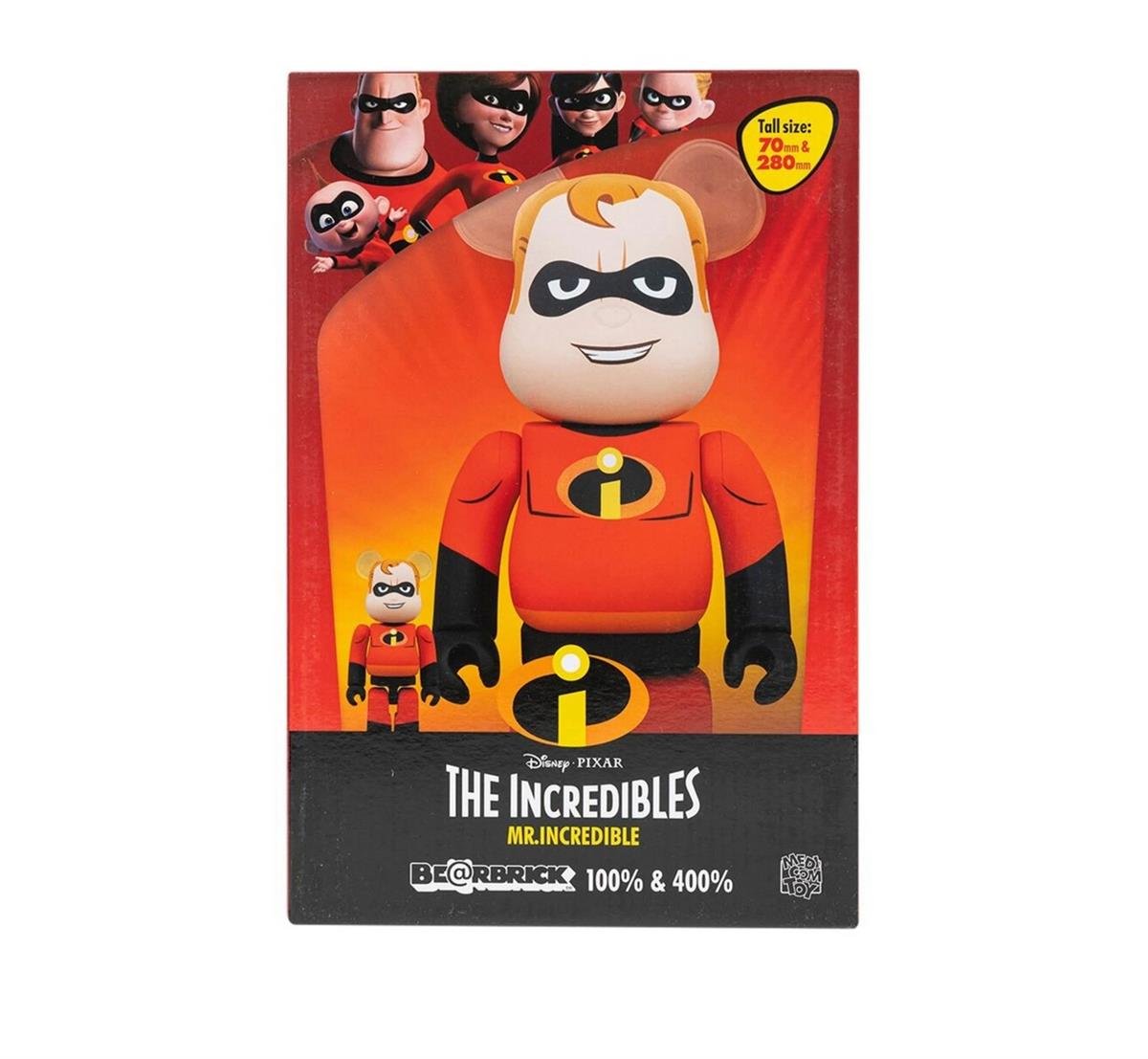 MEDICOM TOY - 未開封 BE@RBRICK Mr. INCREDIBLE 1000％ Be@rbrick Mr. Incredible 1000% Collectible Figure by Medicom