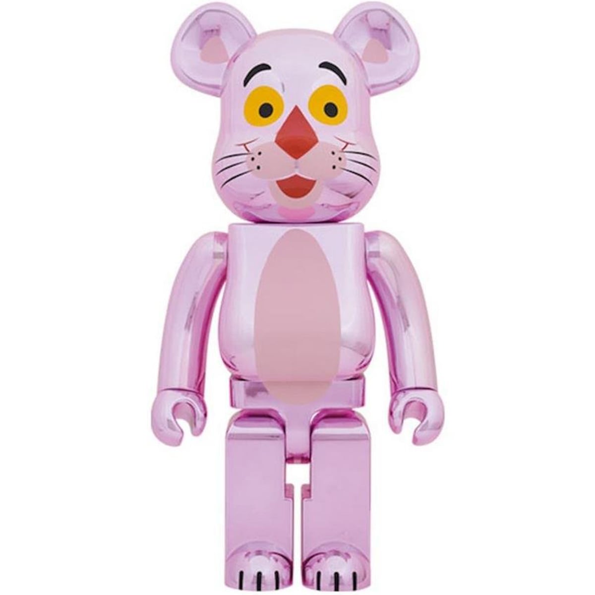 Medicom Toy - Be@rbrick Pink Panther Chrome Ver 1000%
