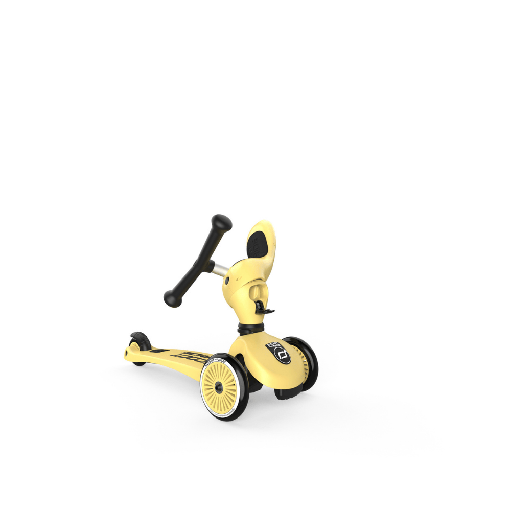 イエロー スクーター フィギュア　エリックソウ Scoot and Ride Highwaykick 1 Oturaklı Çocuk Scooter Sarı