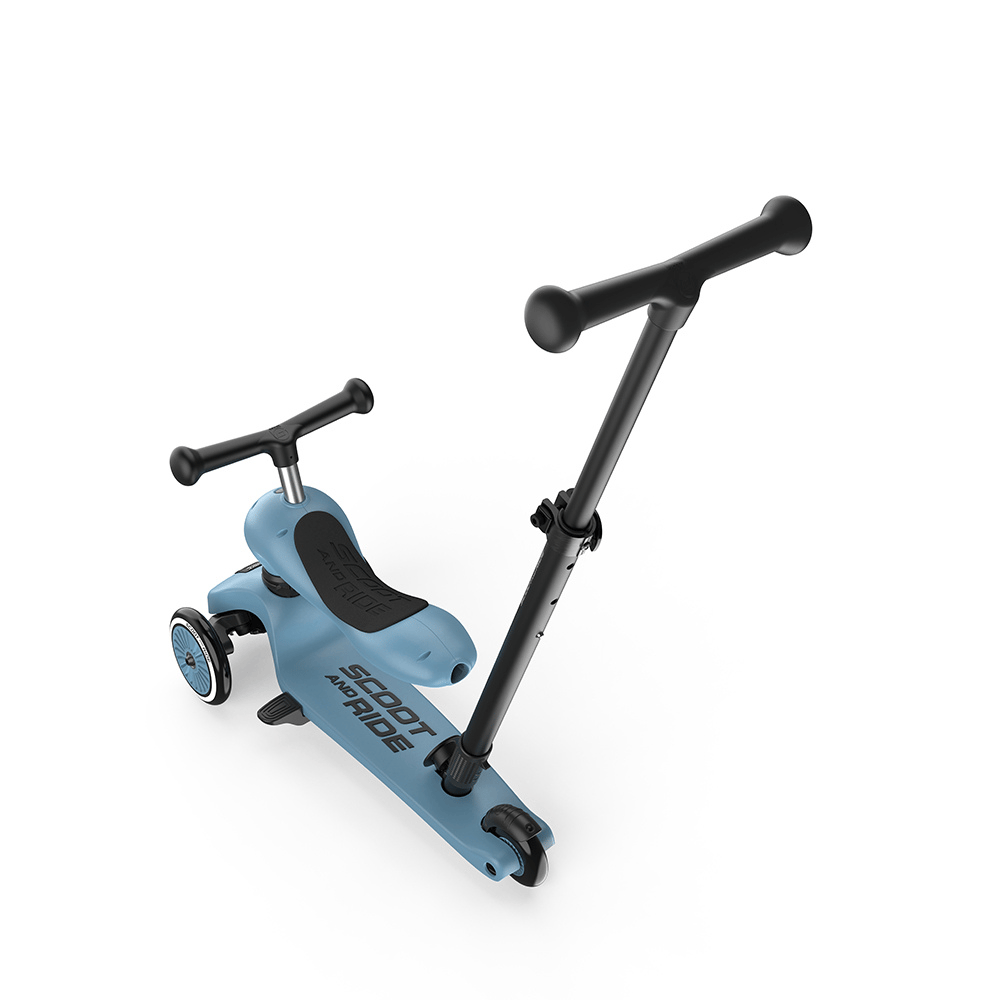 ♯２０ SCOOT　ABOUT４輪車 Scoot and Ride Highwaykick 1 Oturaklı Çocuk Scooter Petrol Mavisi