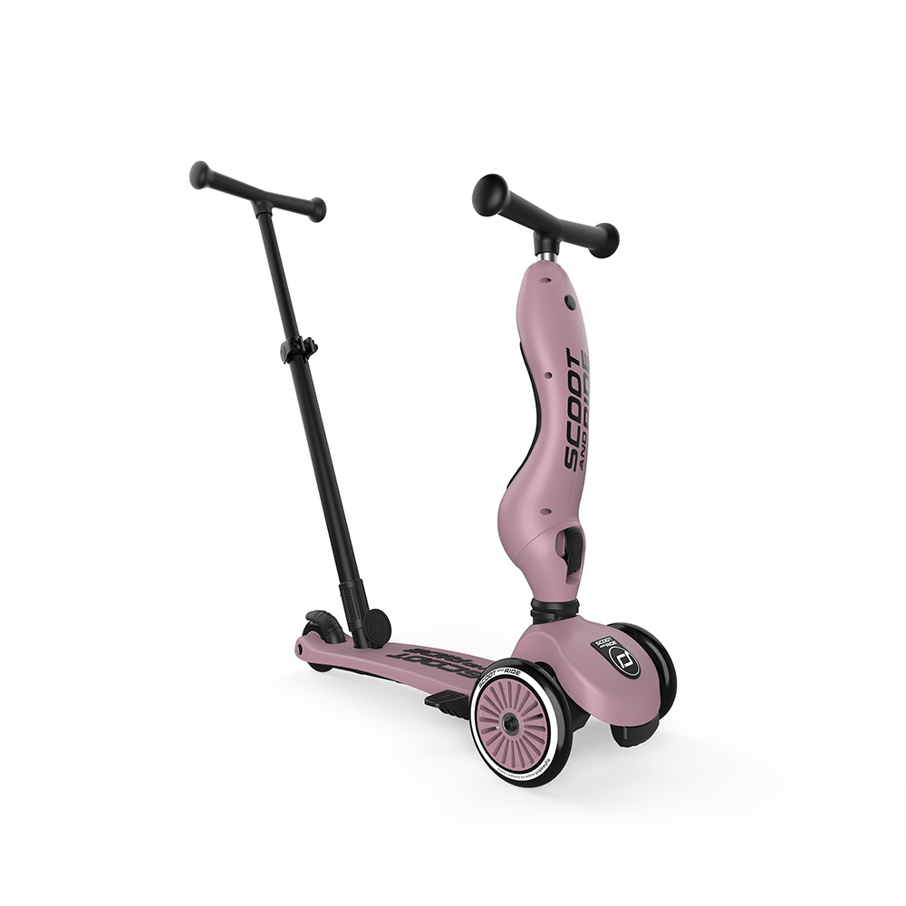 Scoot and Ride Highwaykick 1-5 ピンク Scoot and Ride Highwaykick 1 Oturaklı Çocuk Scooter Pembe