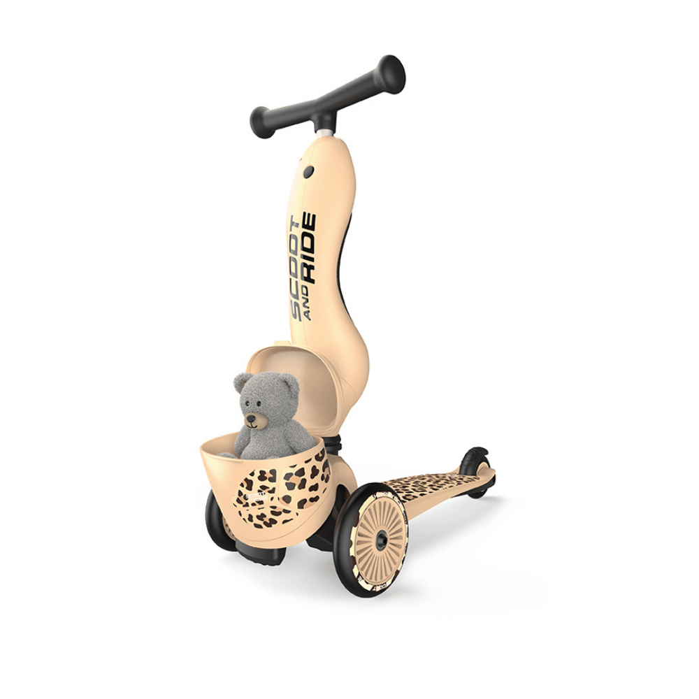 Scoot and Ride Highwaykick 1 Lifestyle Scooter Leopard