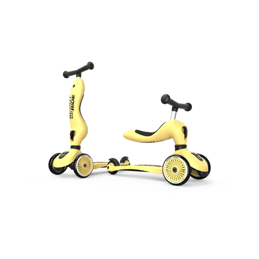 Scoot and Ride Highwaykick 1 Oturaklı Çocuk Scooter Sarı