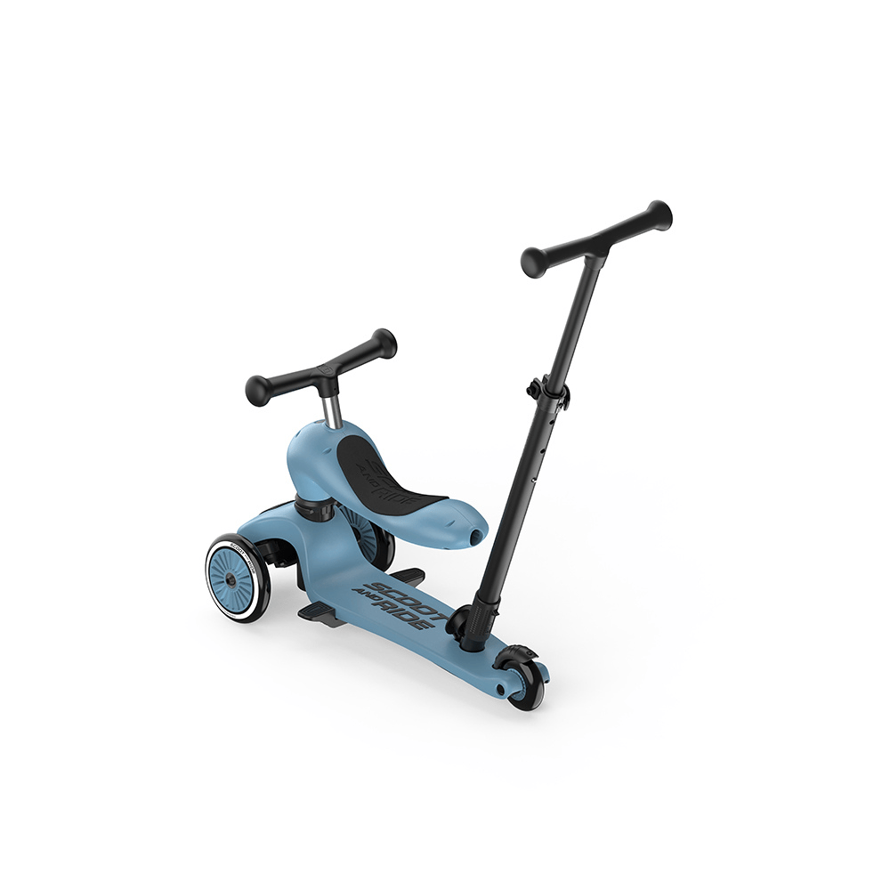Scoot and Ride Highwaykick 1 Oturaklı Çocuk Scooter Petrol Mavisi