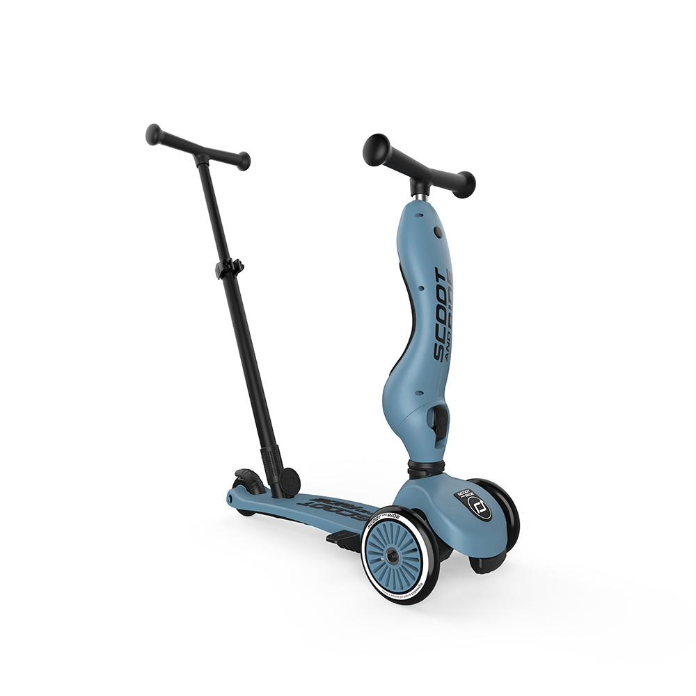 Scoot and Ride Highwaykick 1 Oturaklı Çocuk Scooter Petrol Mavisi