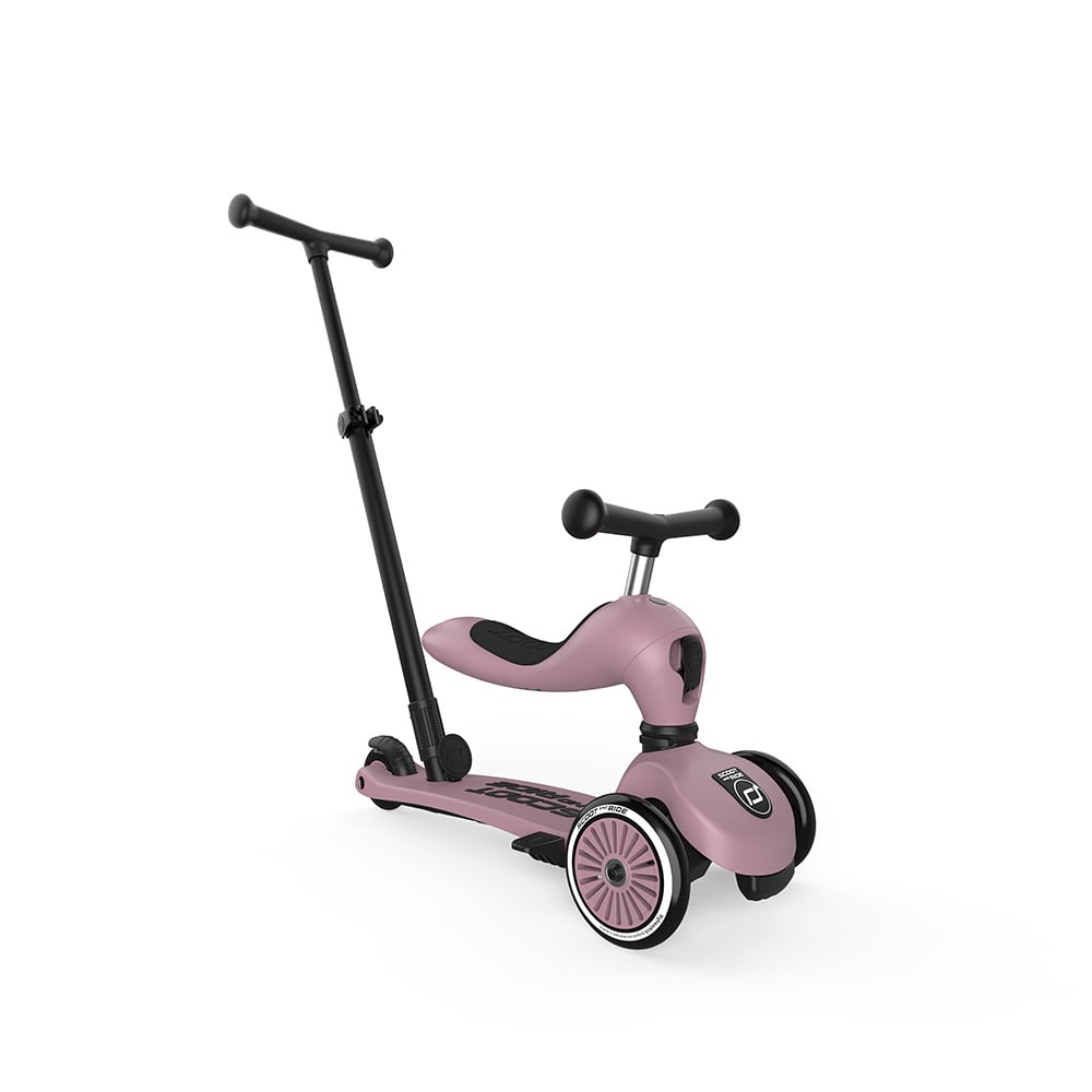 SCOOT AND RIDE ピンク　室内使用のみ Scoot and Ride Highwaykick 1 Oturaklı Çocuk Scooter Pembe