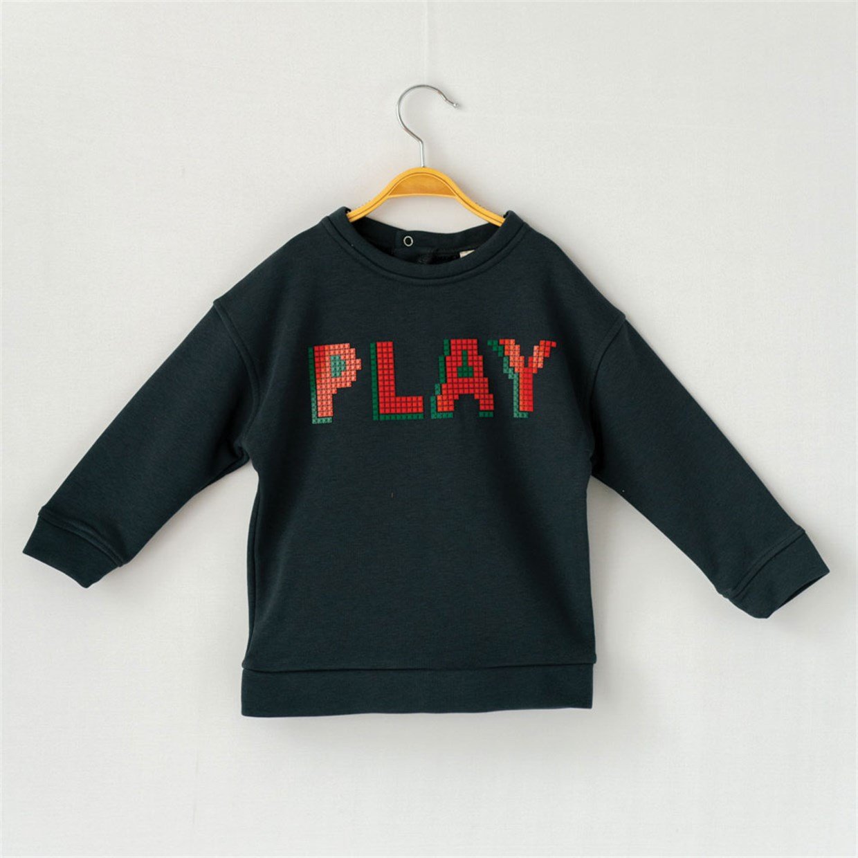 Mama Yoyo Play 3D Baskılı Sweatshirt Şardonlu