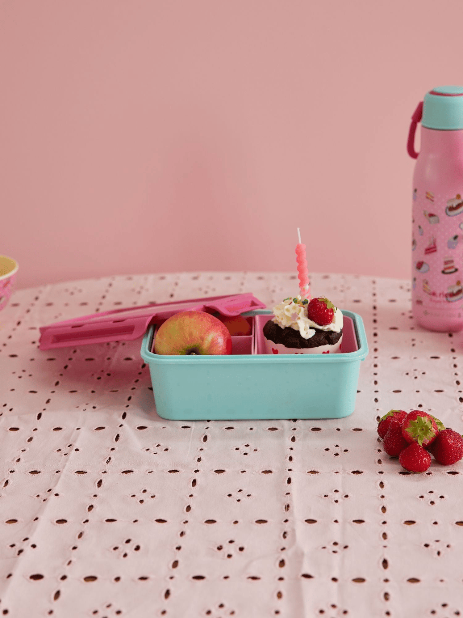 Rice Plastik Lunchbox Pink and Mint | BT Shop