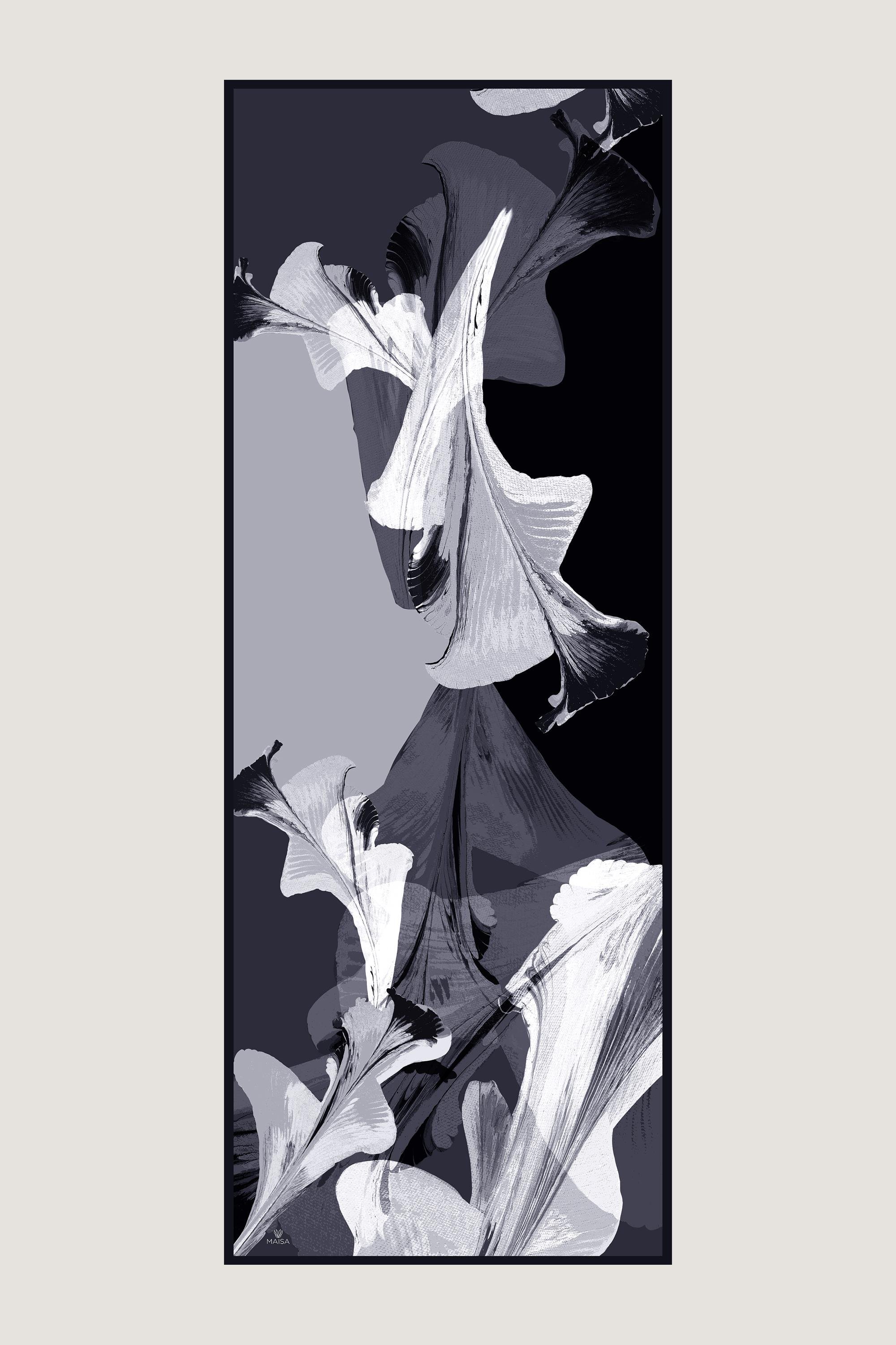 SUFİ PAMUK İPEK ŞAL 70*190 CM - GRİ