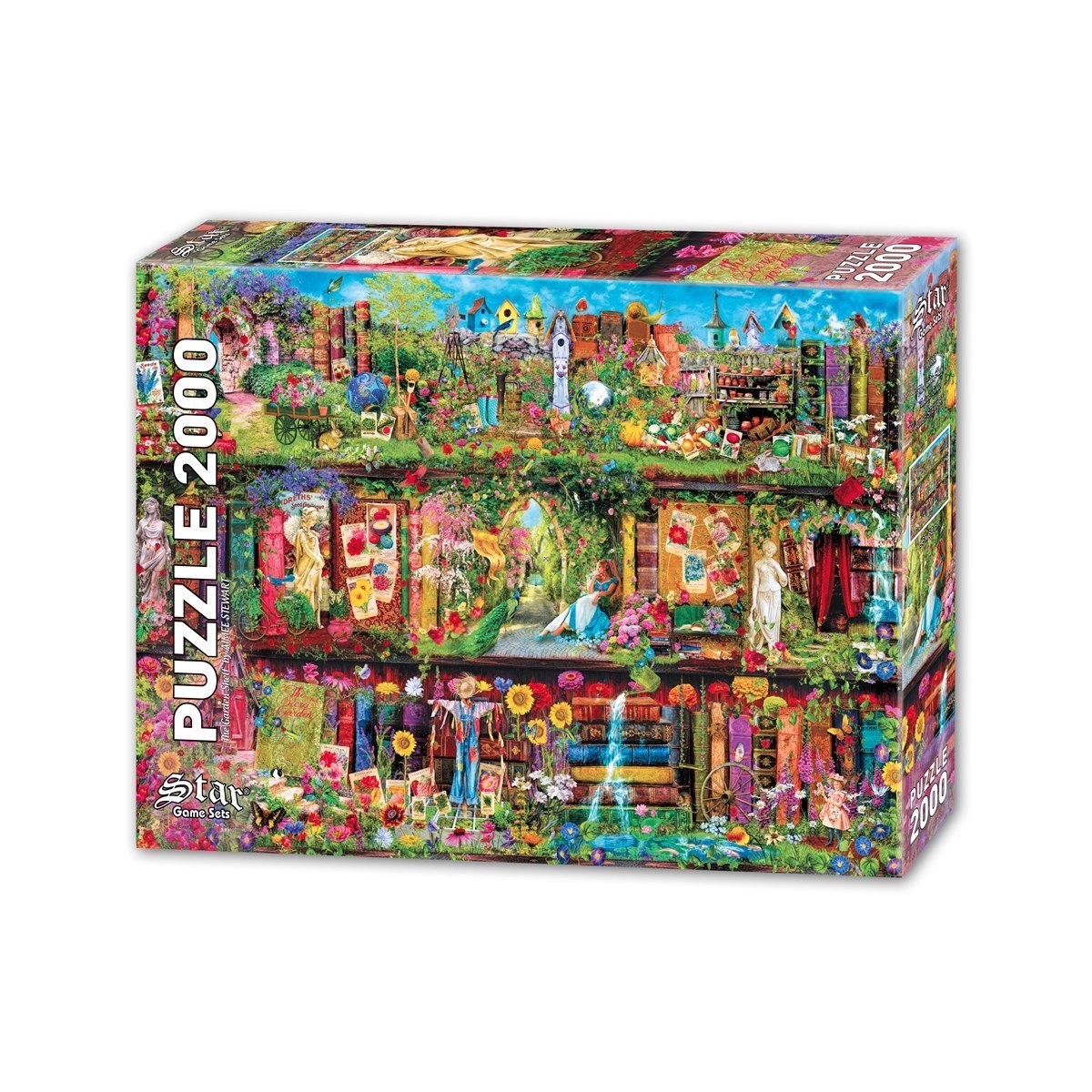 2000'LİK PUZZLE RAFTAKİ BAHÇE